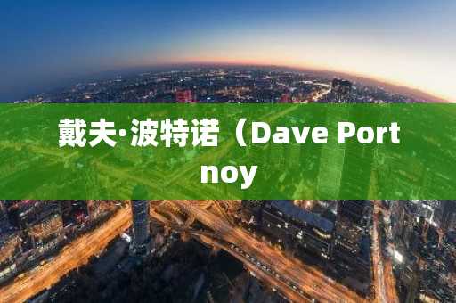 戴夫·波特诺（Dave Portnoy