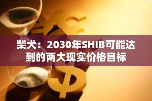 柴犬：2030年SHIB可能达到的两大现实价格目标